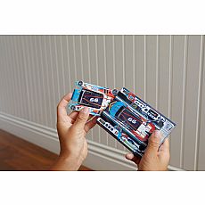 Flat 2 Fast Card Racers (Navy Blue)