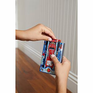 Flat 2 Fast Card Racers (Navy Blue)