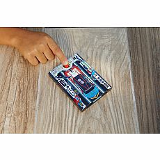 Flat 2 Fast Card Racers (Sky Blue/White)