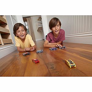 Flat 2 Fast Card Racers (Sky Blue/White)