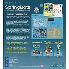 SpringBots 3-in-1 Spring-Powered Machines